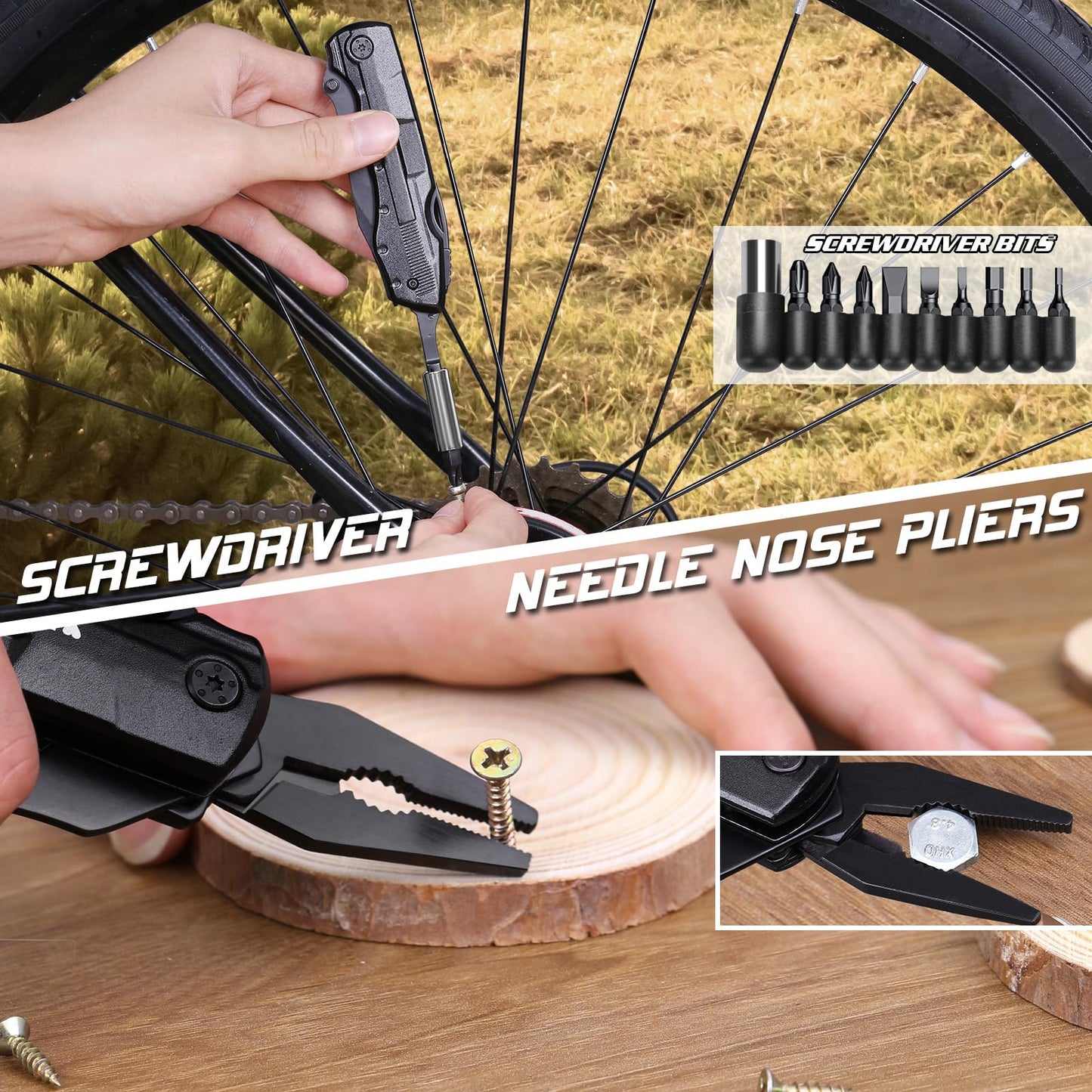 Gifts for Brother from Sister Friends,Birthday Christmas Brother Gifts,Multitool Knife "BEST BROTHER EVER",Multi tool for Climbing,Camping,Cycling,Hiking