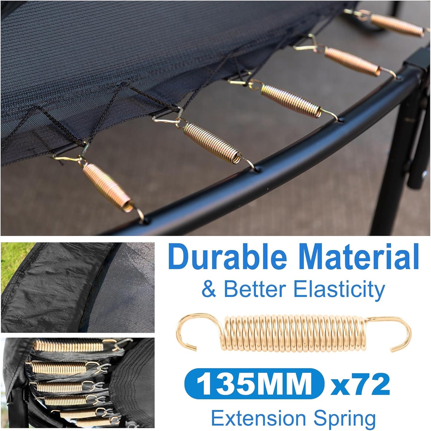 ALTLER Trampoline - 12FT & 14FT Outdoor Jump with Heavy-Duty Enclosure Net | ASTM Approved for Kids & Adults