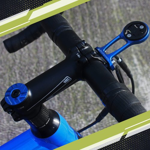 JRC Components Ahead Stem Top Cap Pathway Design | Lightweight 6061-T6 Aluminum Top Cap | Compatible with Road, Gravel & Mountain 1-1/8" Threadless Steerers (Gold)