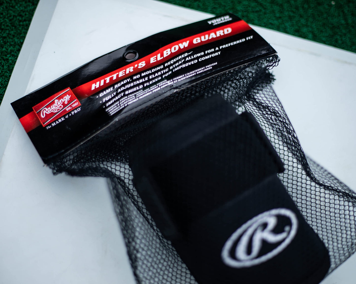 Rawlings | Protective Elbow Guard | Baseball/Softball | Youth | Black