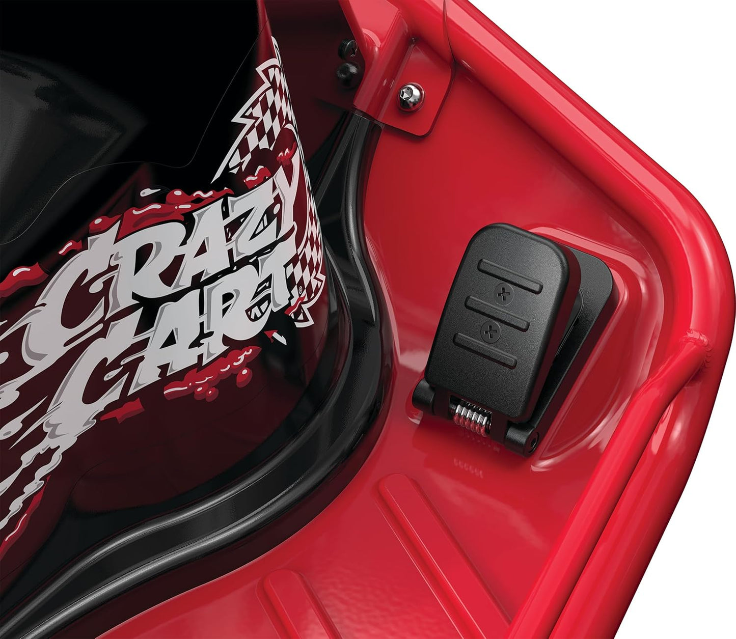 Razor Crazy Cart - 24V Electric Drifting Go Kart with Variable Speed Up to 12 MPH | Black/Red