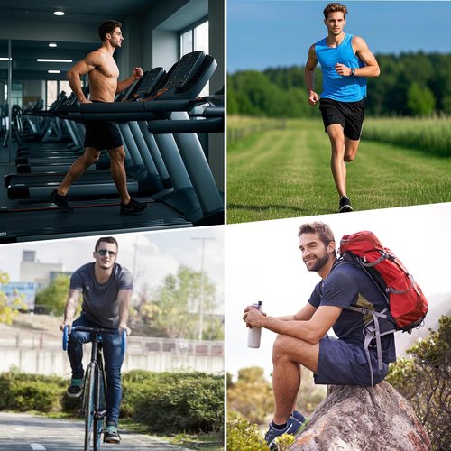 Heatuff 12 Pairs Men's Ankle Running Socks Cushioned Low Cut Athletic Sports Casual Tab Socks