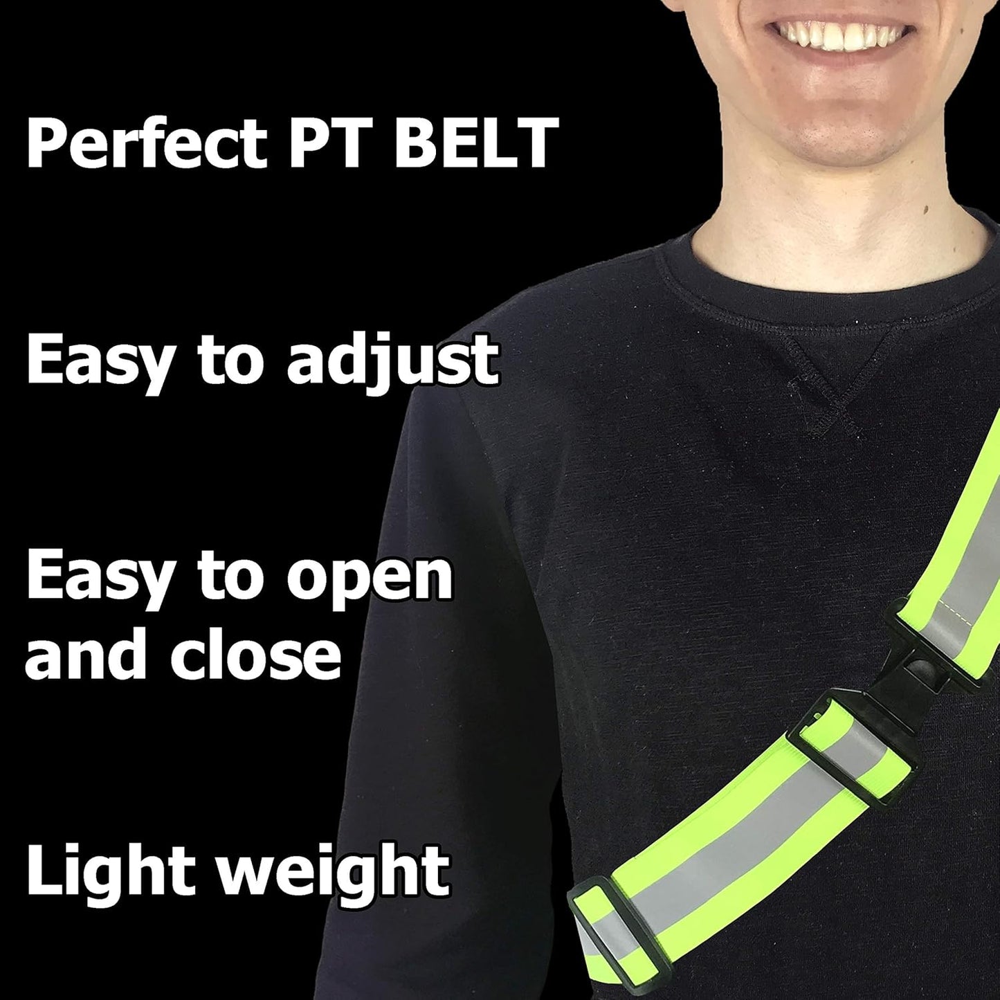 Reflective Belt - Skiennix Running Gear for Enhanced Visibility | Ideal for Army PT Training