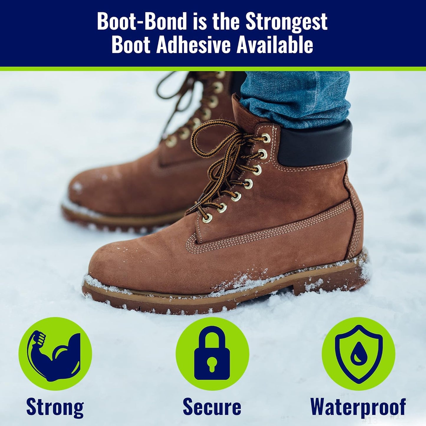 Skiennix Boot Glue - Quick Dry Waterproof Repair Formula for Sneakers & Thick Sole Boots - Flexible Seal