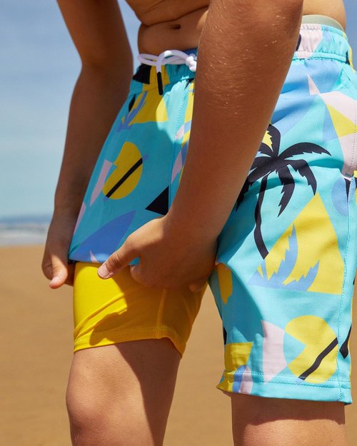 Maamgic Boys Swim Trunks - Comfortable Compression Liner Toddler Swim Shorts | Stretchy Fit