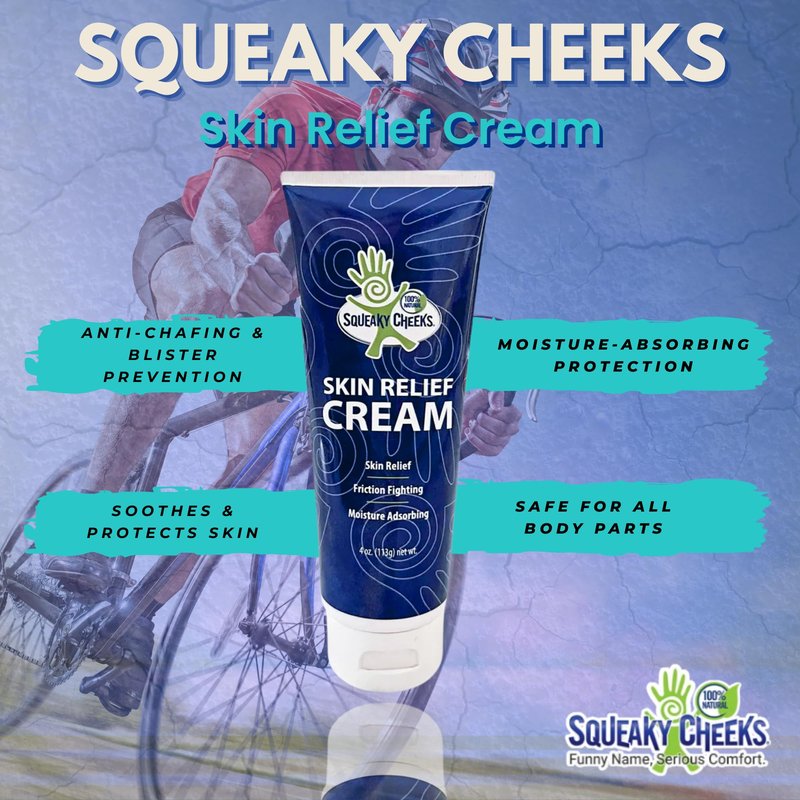 Squeaky Cheeks - Premium Anti-Friction Cream for All-Day Comfort