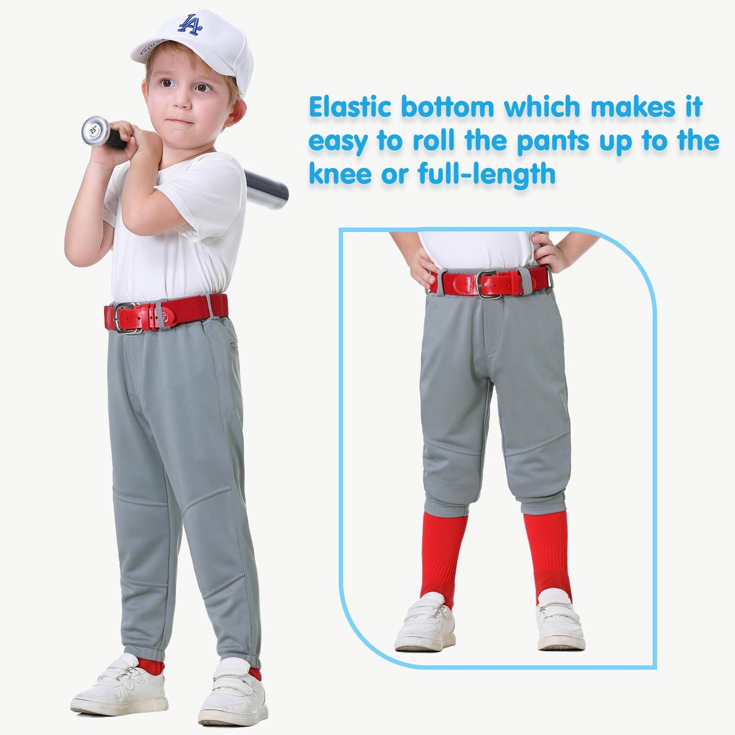 MIVEI Toddler Youth Boys Baseball Tee Ball Tball Softball Football Pants
