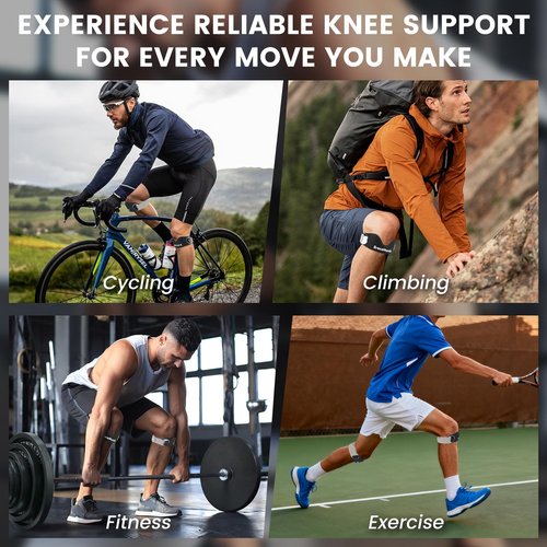 bracemundo 2 Pack Patellar Tendon Knee Strap – Adjustable Knee Brace for Jumper’s Knee, Tendonitis, Arthritis, Running, Basketball, Squats – Non-Slip Patella Band for Pain Relief & Joint Support