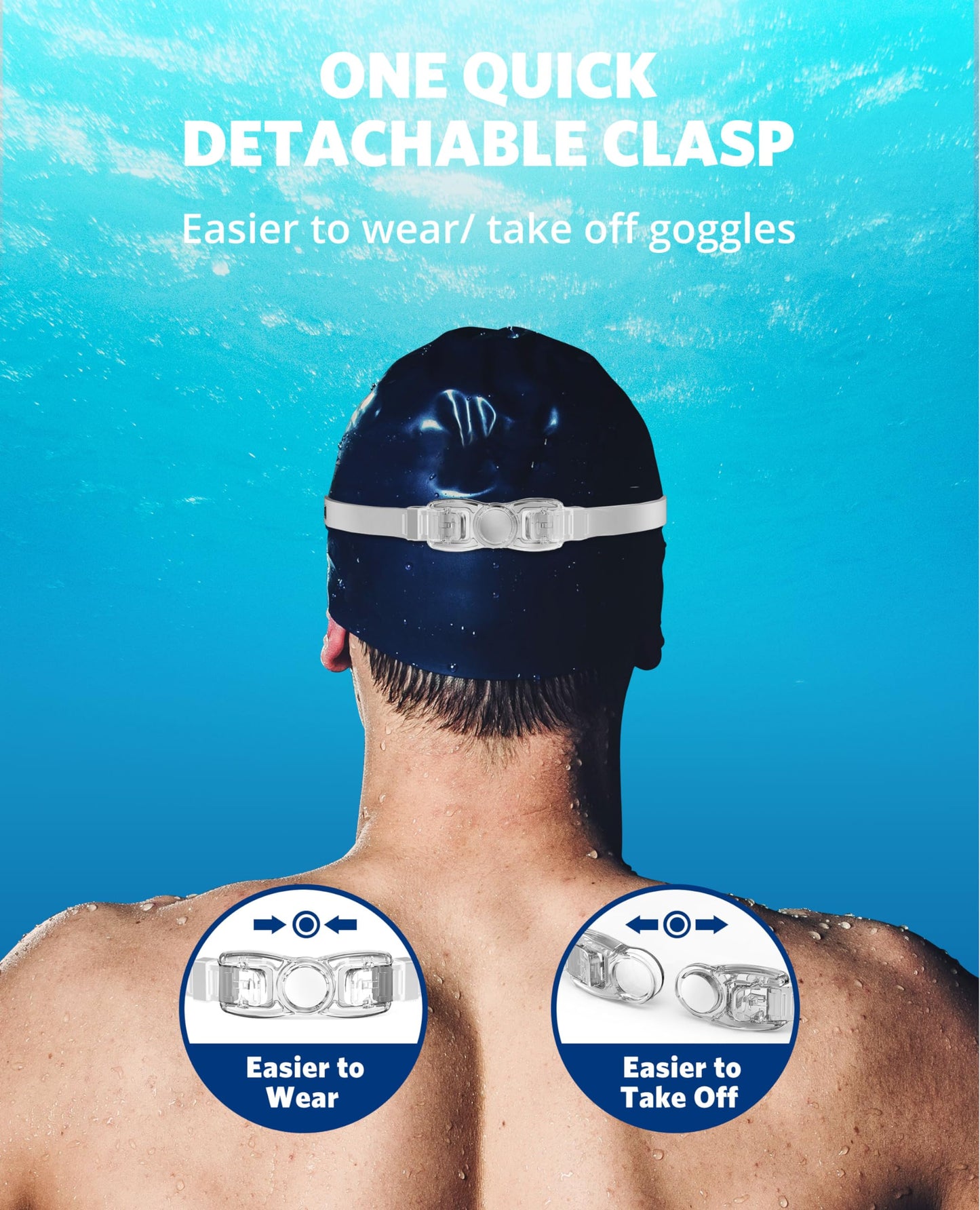 Aegend Swim Goggles 2-Pack, No Leaking Anti-Fog UV Protection Mirrored Swim Glasses for Adult Men Women, Wide View Outdoor