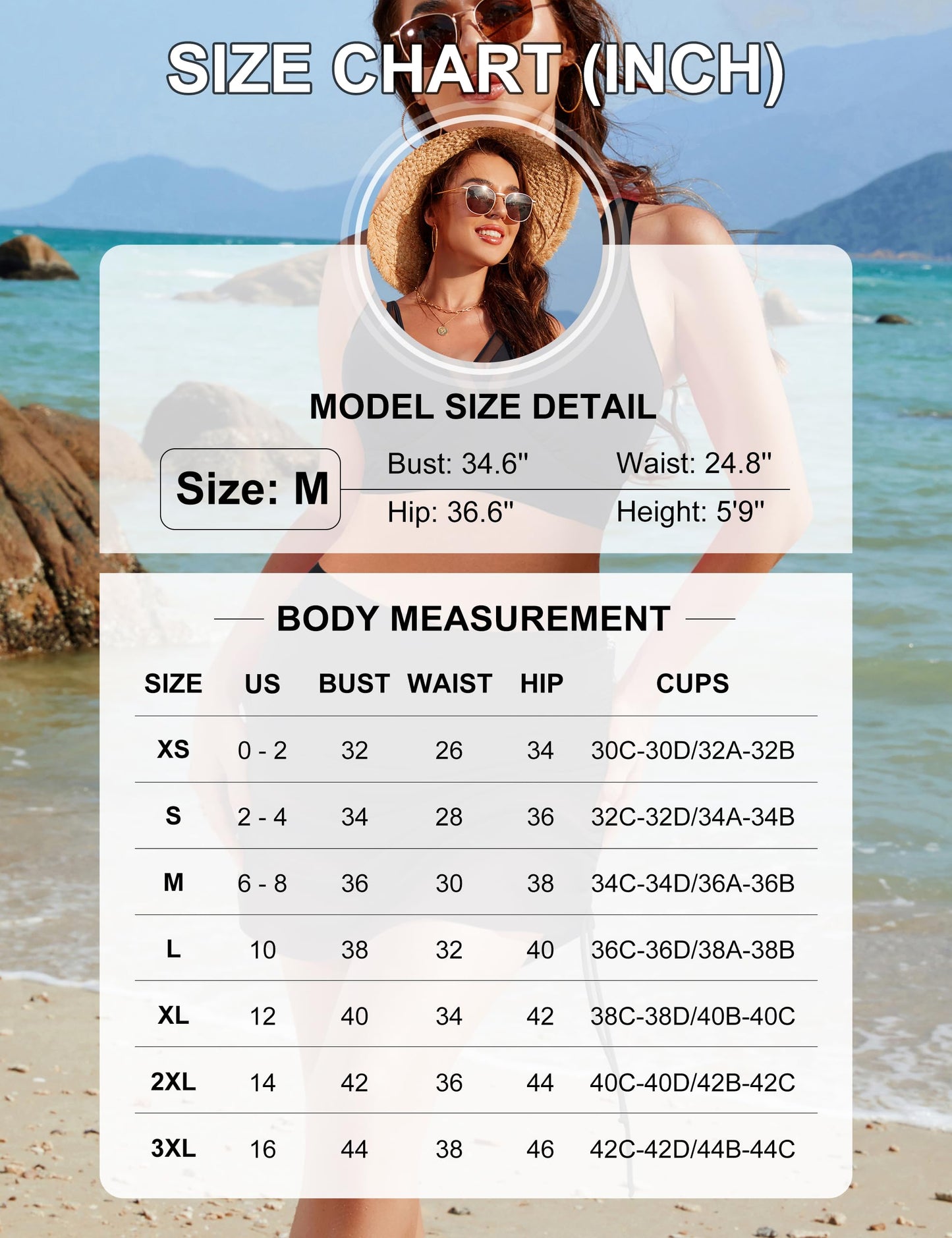 Blooming Jelly Women Swim Skirt High Waisted Bikini Tummy Control Swimsuits Two Piece Mesh Swimming Suits (M, Hot Pink)