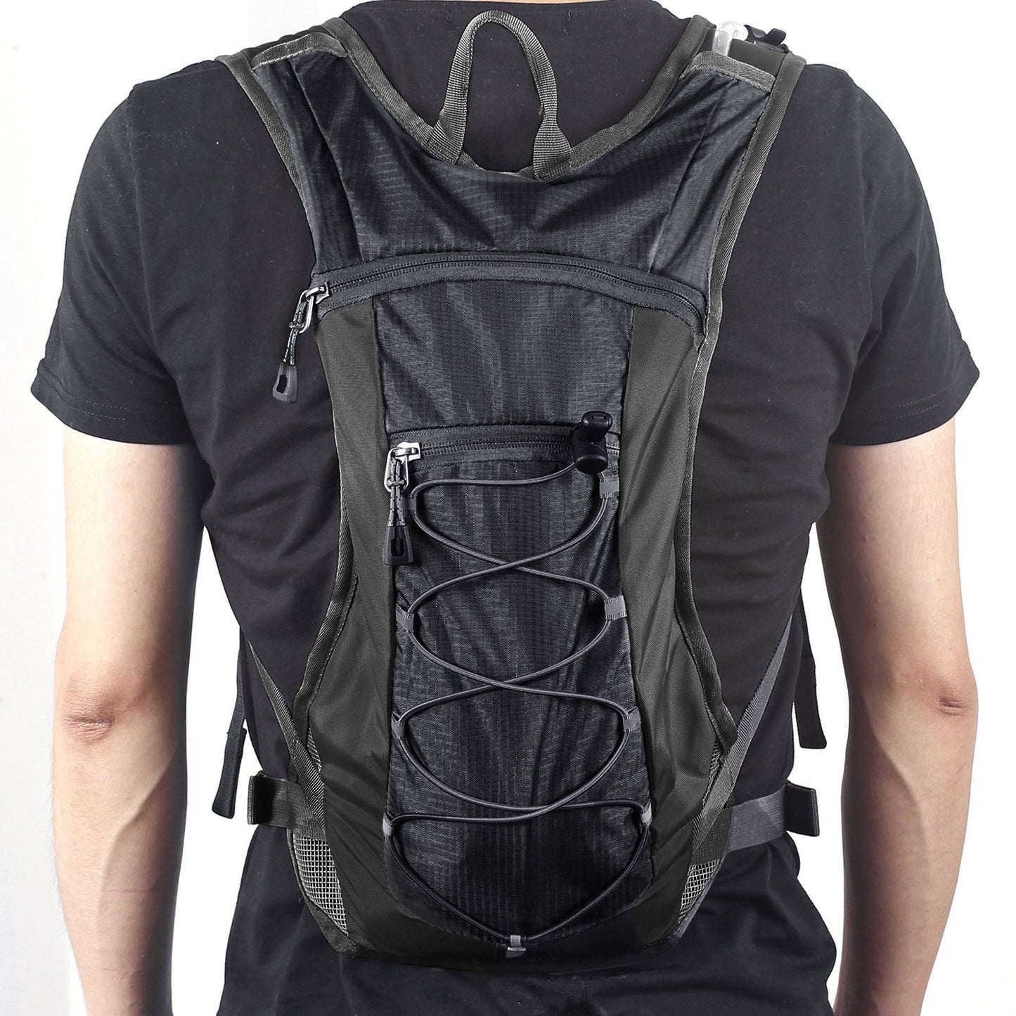 Unigear Hydration Pack Backpack with 70 oz 2L Water Bladder for Running, Hiking, Cycling, Climbing, Camping, Biking (Black)