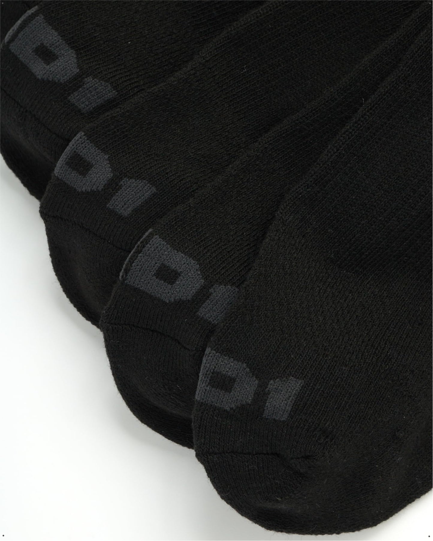 AND1 Men's Athletic Cushion Crew Socks (Size: 6-12.5), Black, 12PK
