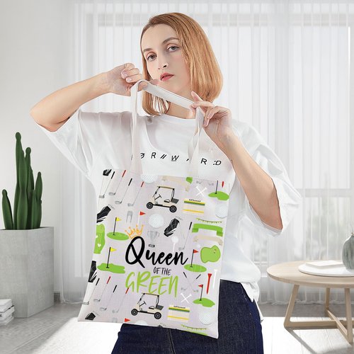 WZMPA Golf Queen Survival Kit Golf Player Gifts Queen of the Green Golf Zipper Bag Golfing Travel Accessories (Queen Green TG)