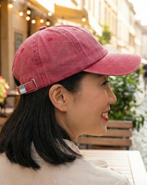 InnoBeta Chinese New Year 2026 Gifts Cap - Year of The Horse - Adjustable Vintage Washed Cotton Embroidered Hat - Deco for Lunar New Year - Red