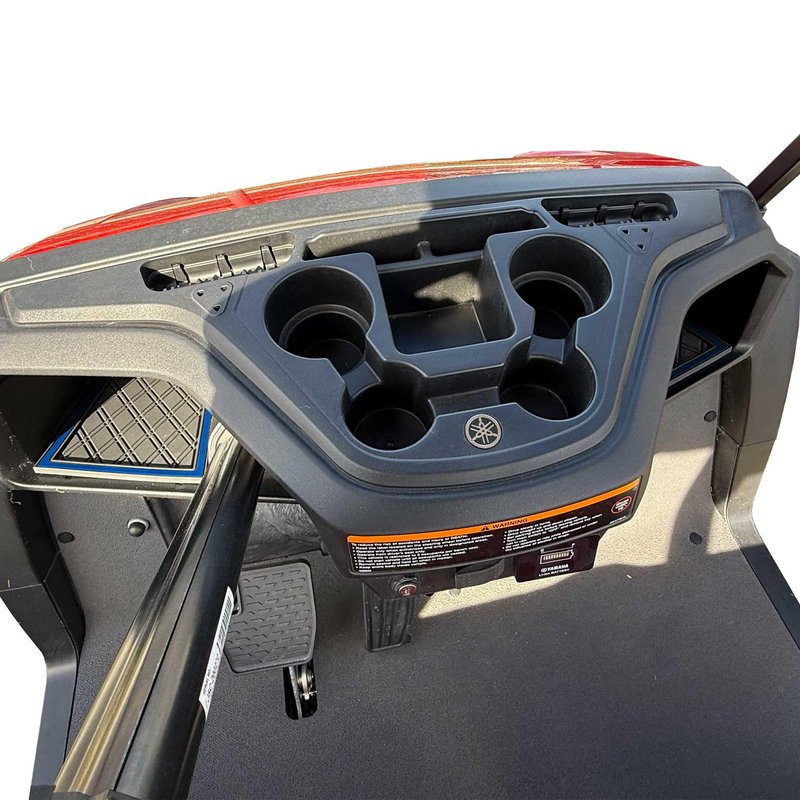 Xtreme MATS Dash Mat Compatible with Yamaha Drive2 Golf Carts - Double Diamond Rubber Liner for Golf Cart Cubbys and Dashes - Fits YAM DR2 Only - Golf Cart Accessory - Green Trim