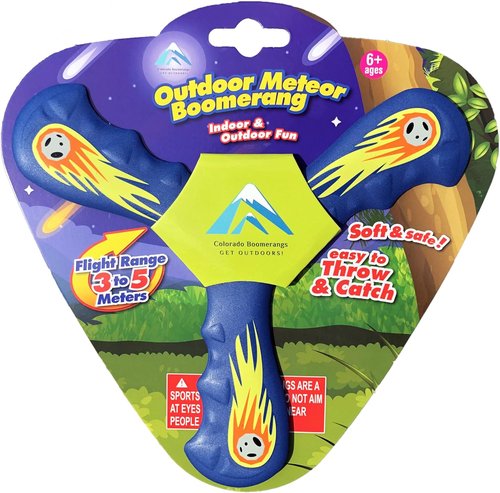 Comet & Meteor Boomerang 2 Pack - Indoor & Outdoor Play for Endless Fun