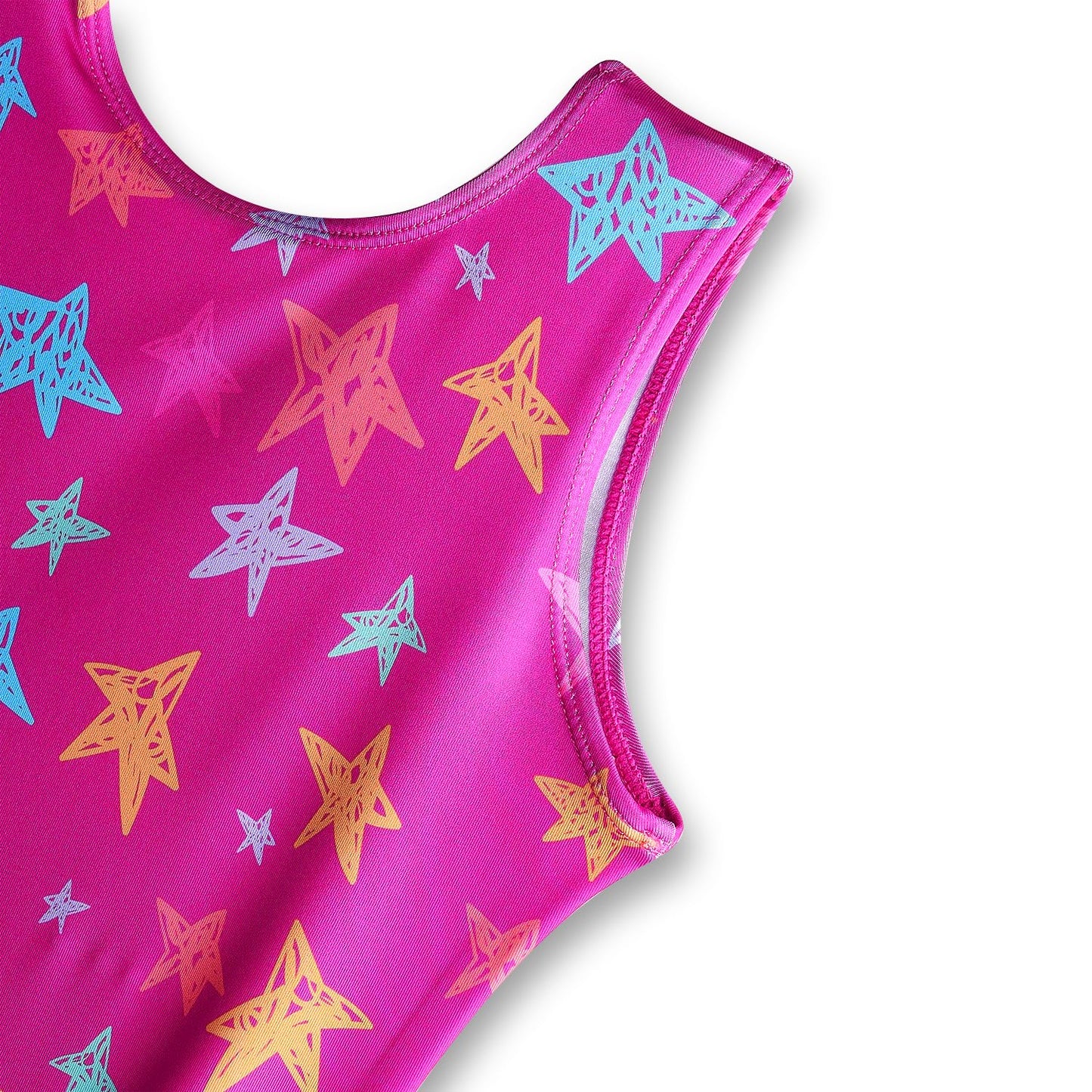 YDMZX Leotards for Girls Gymnastics 5T 6T Size 5-6 Kids Tumbling Outfits Biketards Colorful Stars