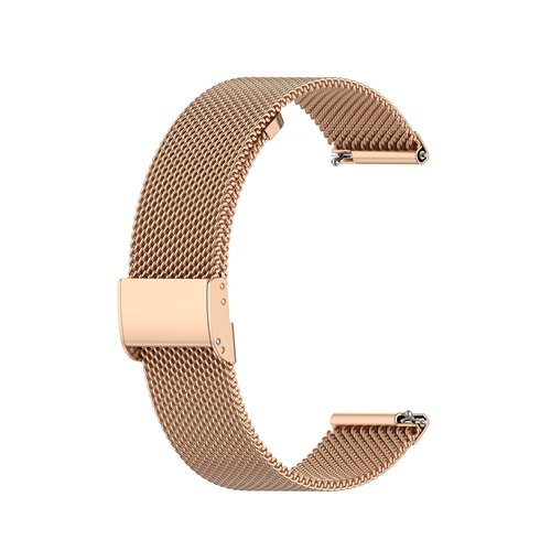 FoundEast Compatible with Yoever Smart Watch Band, Stainless Steel Loop Strap Replacement for Yoever IDW19/Yoever IDW28/Yoever IDW20 (Rose Gold)