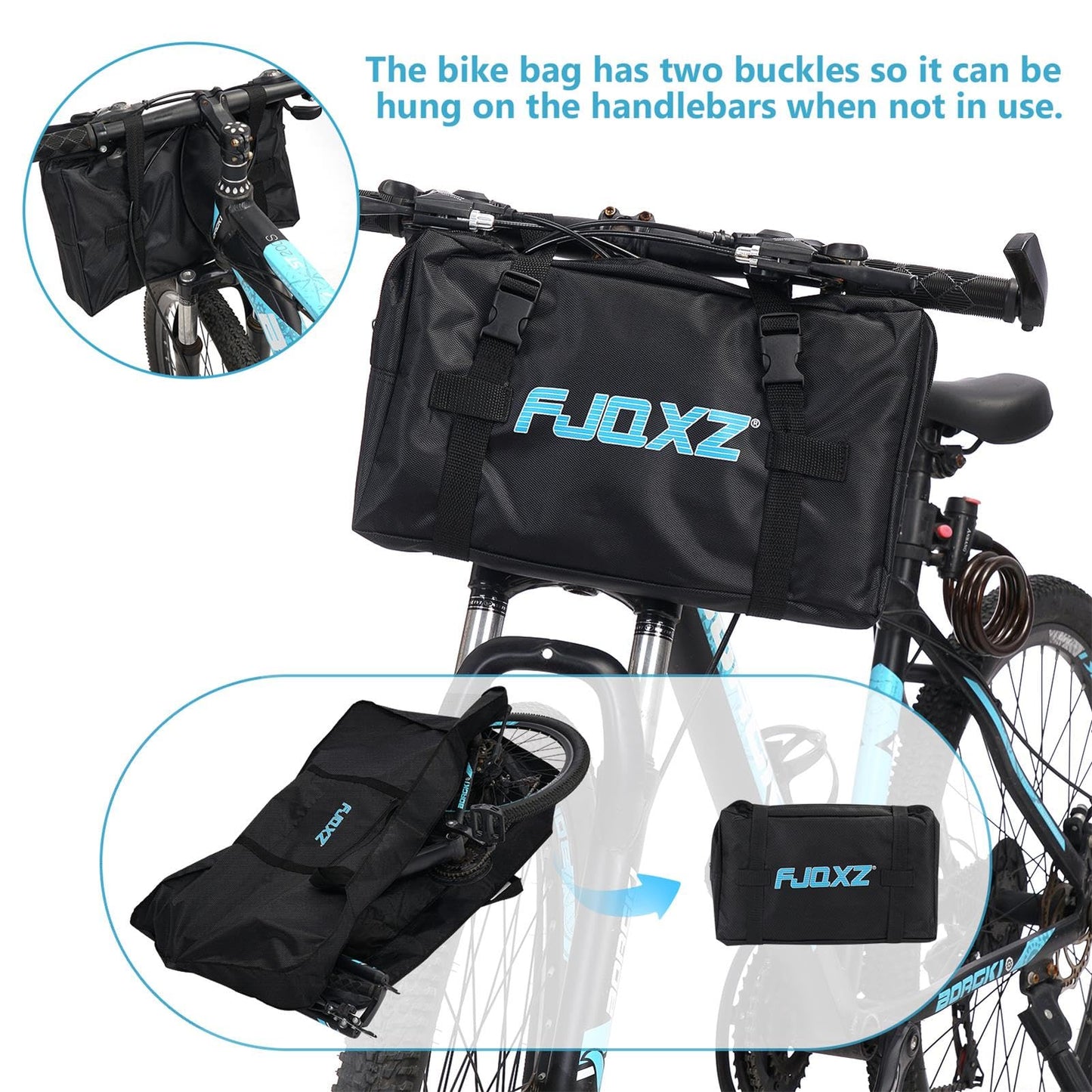 tamthy Bicycle Travel Bag Folding Bike Bag 26 inch 1680D Waterproof Bike Packing Bags Bicycle Travel Case Carrier Bag for Train Air Travel