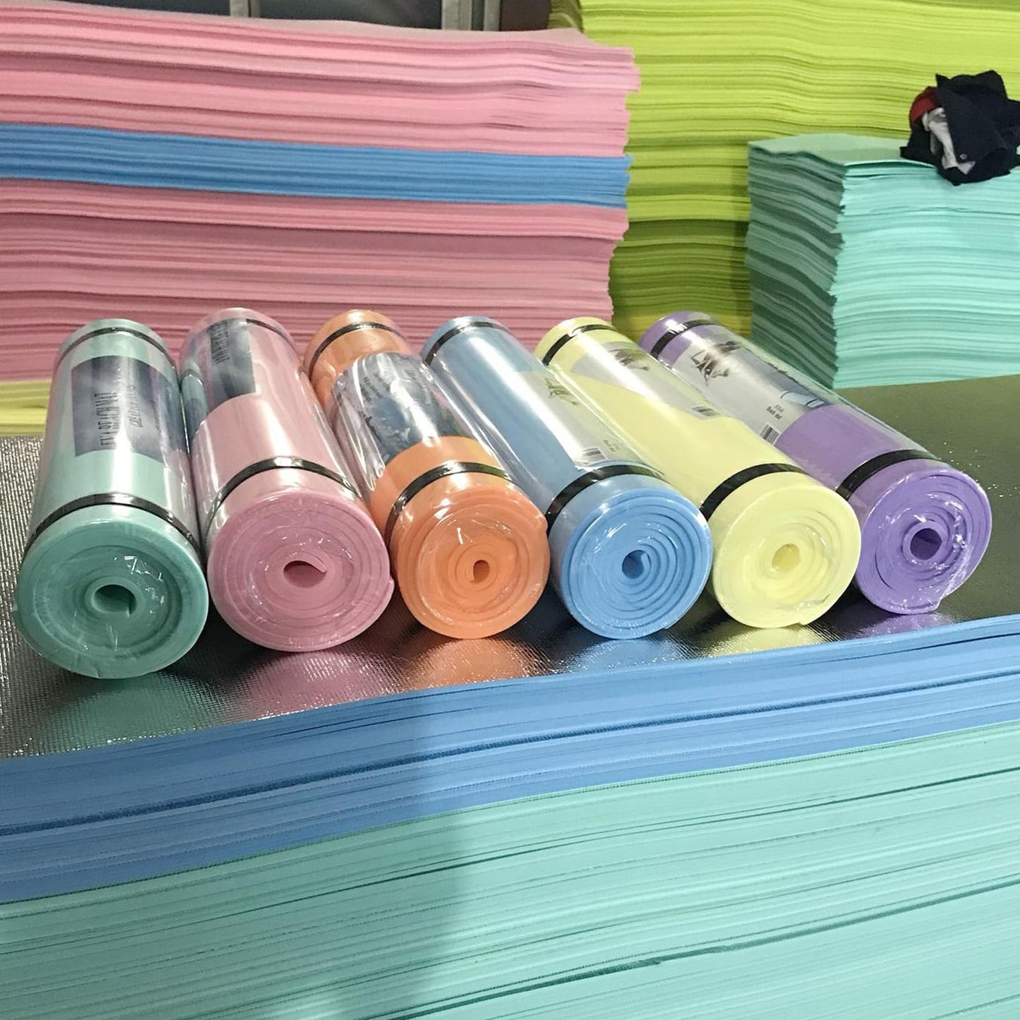 QIEIEI Sports Fitness Mat Exercise Body Building Blanket Nonslip Exercise Pad Gymnastics Mat Fitness Equipment Sports Supplies