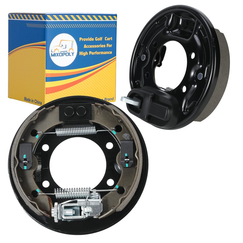 Mixopoly Driver and Passenger Side Brake Assembly Replacement for Club Car DS/Precedent 1995-Up, EZGO 1982-Up, Yamaha 1982-2006 Rear Brake Kit Replace OEM 101823301, 103380202,17081G1, J17-27209-00