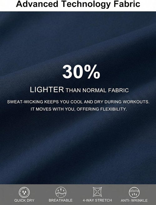 BMJL Women's Athletic Shorts - High Waisted, Lightweight Workout Gym Shorts with 2 Zipper Pockets | Quick Dry