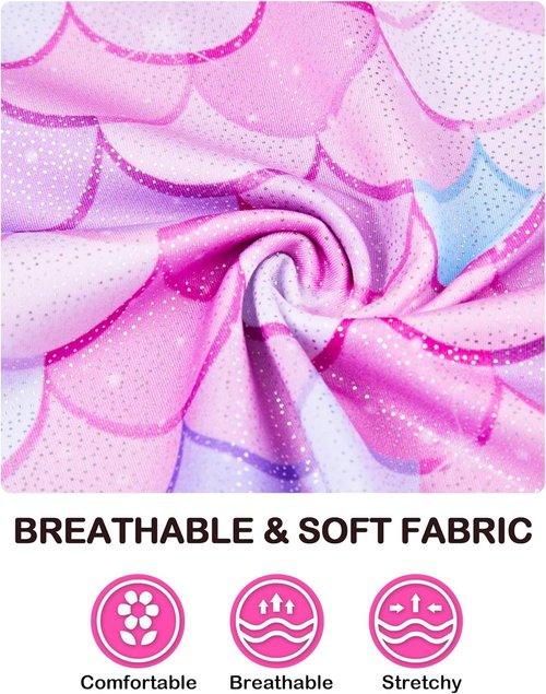 Domusgo Gymnastics Leotards - Sparkly One-Piece Tumbling Outfit for Girls | Perfect Fit & Comfort