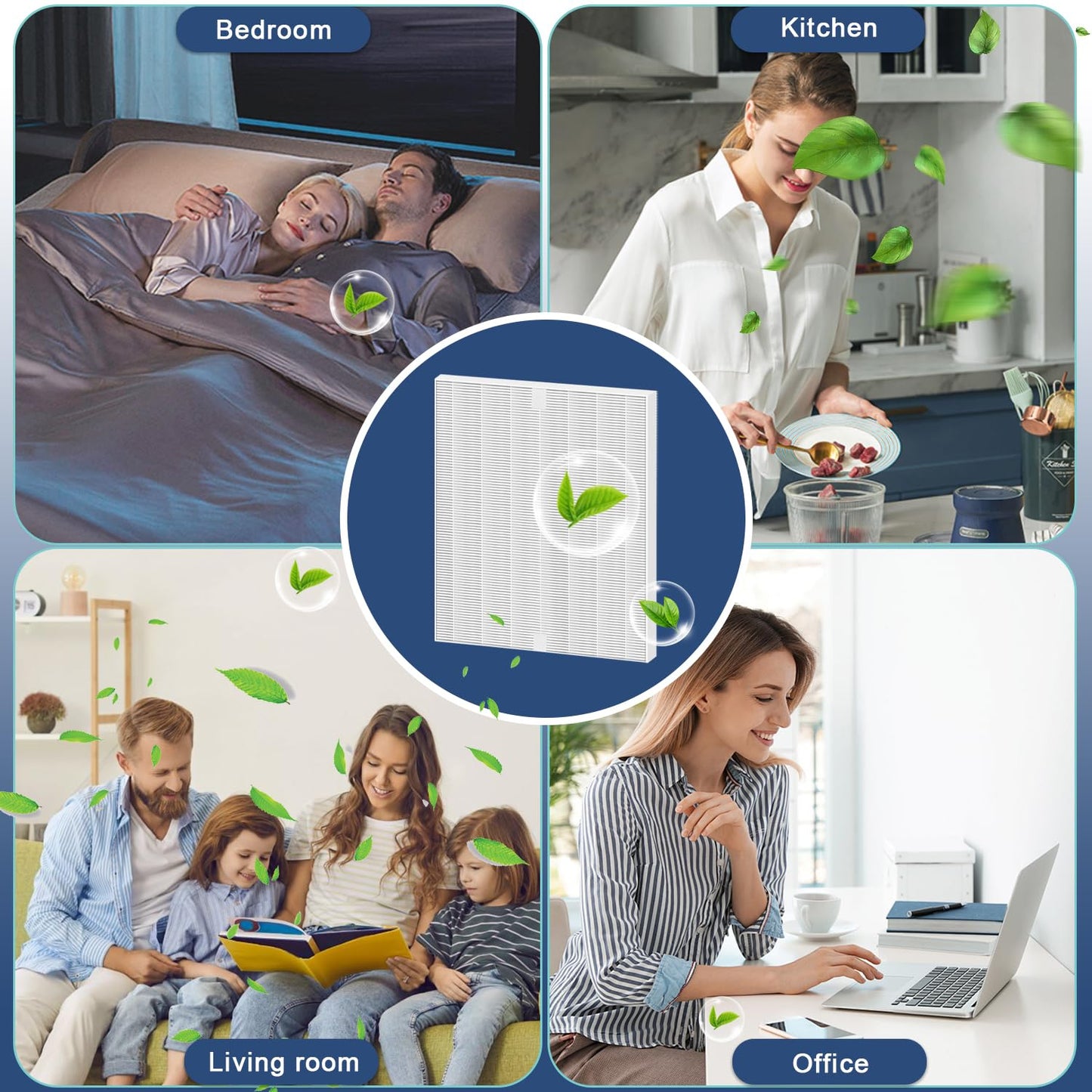 Amboseli 10 Pack C545 H13 HEPA Replacement Filter S Compatible with Winix C545 Air Purifi-er, Replaces Part 1712-0096-00 and 2522-0058-00