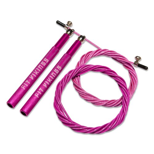 Jump Ropes for Fitness with 2 Adjustable Jumping Rope Cables - Cross Rope Jump Rope Set for Men and Women - Speed Rope for Crossfit, Boxing, Workout - Indoor and Outdoor Jump Ropes for Working Out