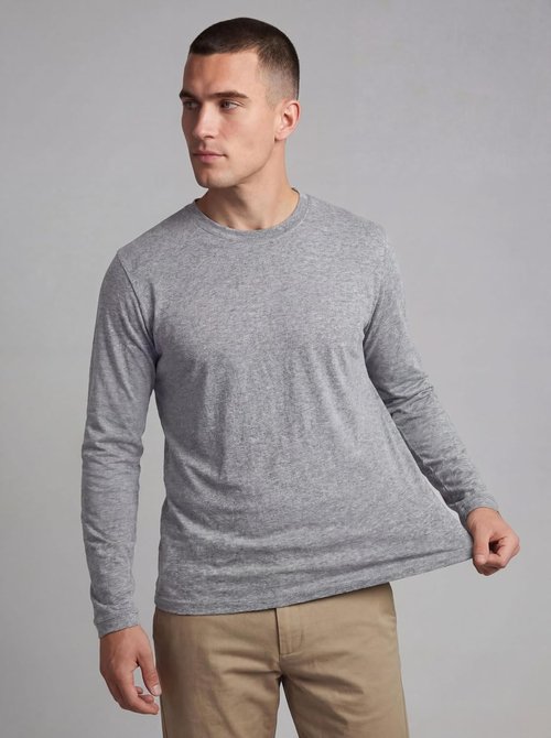 Andrew Scott Long Sleeve T-Shirt Pack - Ultra Soft 100% Cotton Crew Neck Tees | Multi-Color Options