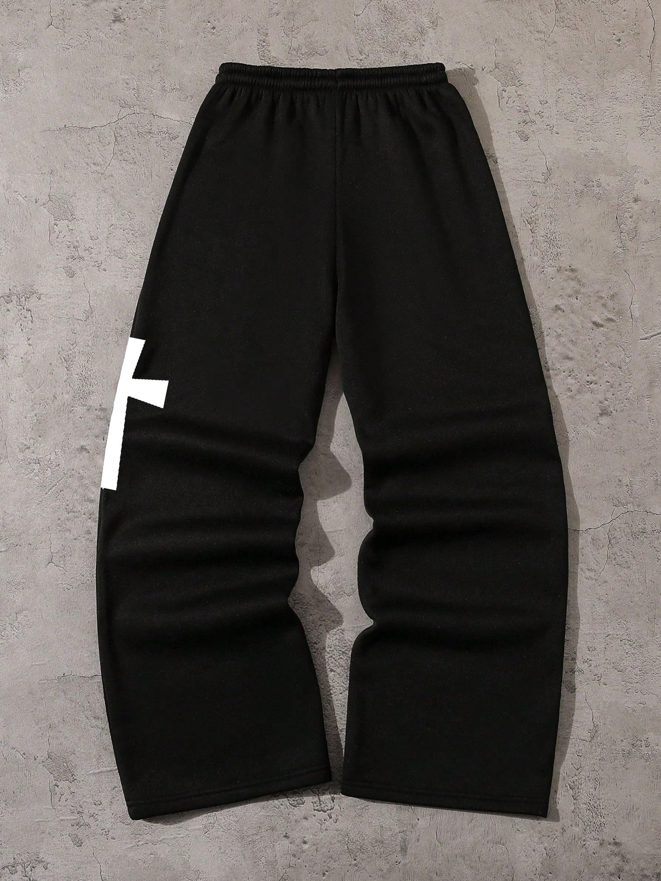 SOLY HUX Boy's Graphic Sweatpants Y2k Gothic Elastic Waist Straight Leg Baggy Pants Streetwear Black Cross 13Y