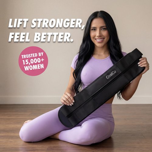 Hip Thrust Belt for Women – Adjustable Glute Belt for Dumbbells, Kettlebells & Plates – 400 lbs Support, No Hip Pain, Dual-Strap Thrust Belt for Home & Gym