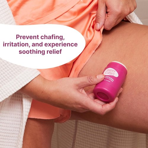 HAPPY CURVES Anti-Chafe Stick - Ultimate Chafing Defense for Women | Thighs, Underarms & More (1 Pack)