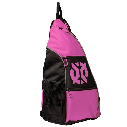 ONIX Pickleball Pro Team Sling Bag — Pink/Black with Adjustable Strap, Durable Construction, and Spacious Storage for Pickleball Gear