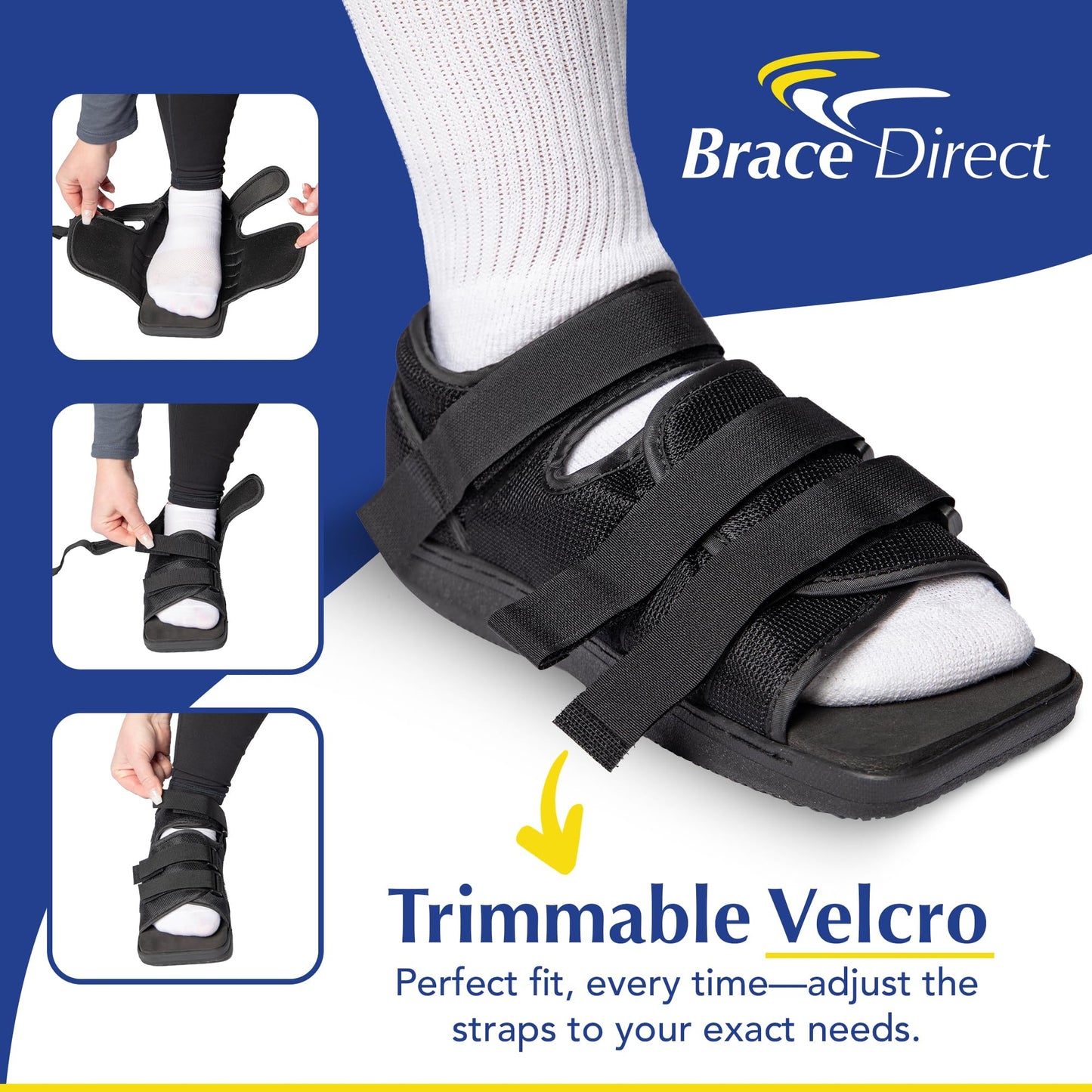 Brace Direct Post Op Shoe, Broken Toe, Bunion & Stress Fracture Foot Brace