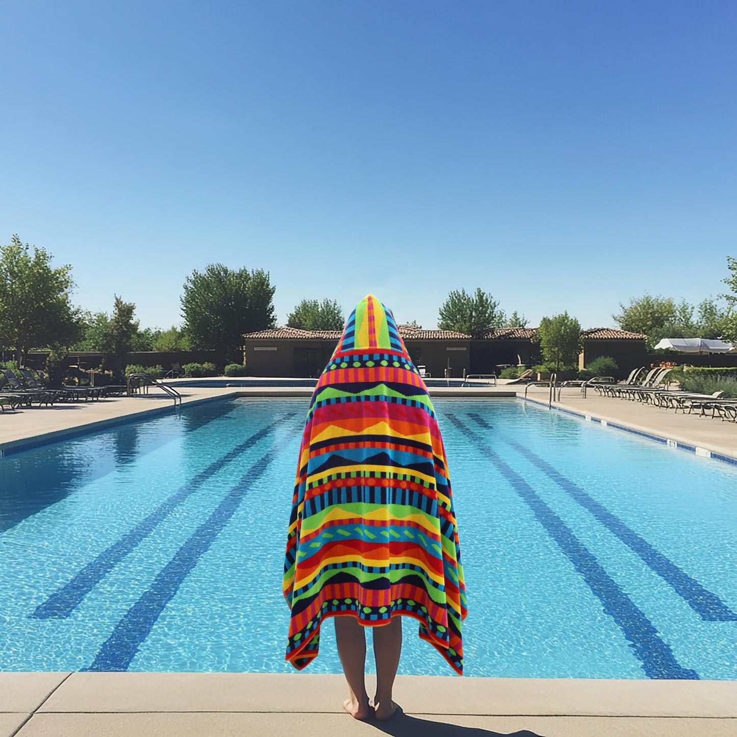 COTTON CRAFT Hooded Beach Towel – Oversized 39x68-100% Cotton Beach Towel
