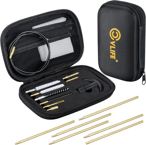 CVLIFE Gun Cleaning Kit - Universal Cleaning Solution for .177, .22, 9mm, .357, .40, .45 Firearms