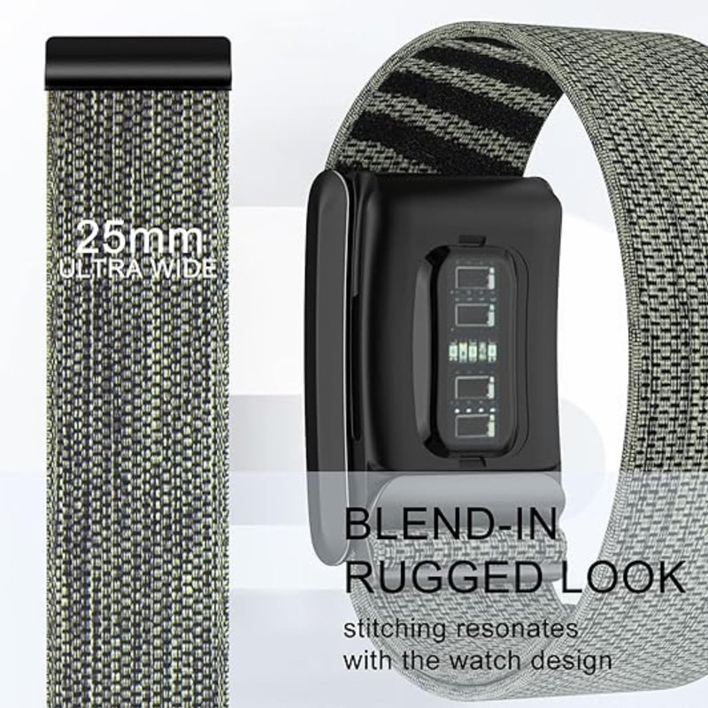 BLAYKE Nylon Replacement Band for WHOOP 4.0 – Ultra-Soft & Durable SuperKnit Wristband (Moss) | Compatible with WHOOP Fitness Tracker