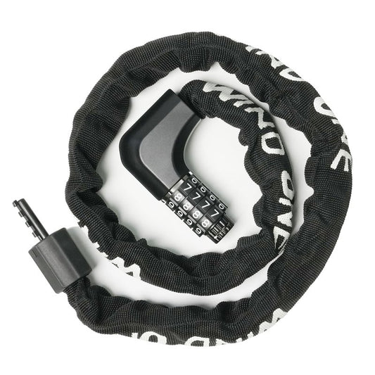 Windone Lock Bike Lock Cable, 4 Feet Bike Cable Lock Combination with Complimentary Mounting Bracket, 0.47 Inch Diameter (4FT, Black-12mm)