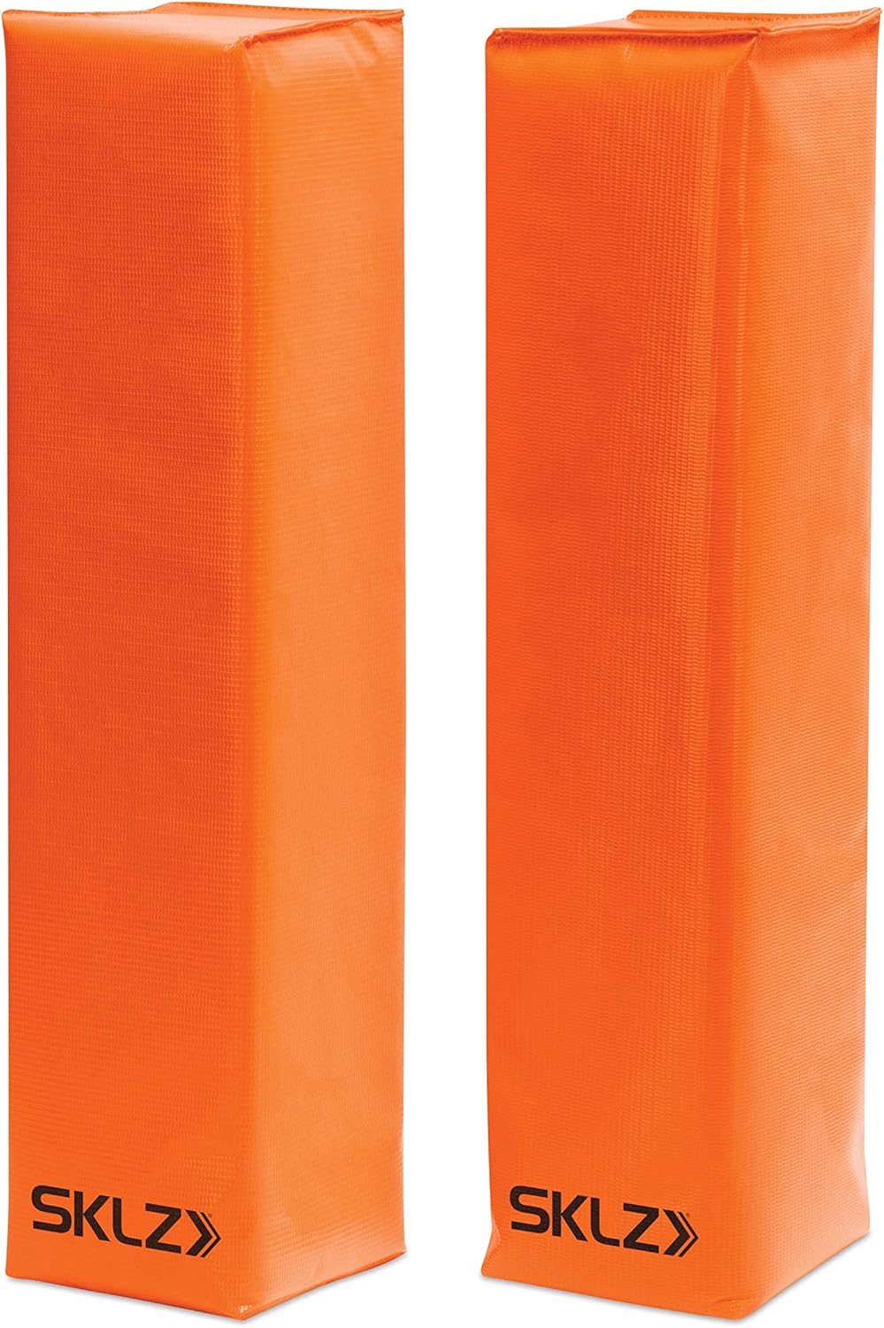 SKLZ Football End Zone Pylons - Durable Orange Training Markers for Enhanced Field Visibility