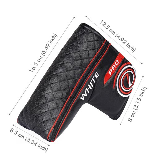 Golf Blade Putter Head Covers for Odyssey White Hot Pro Putter, Blade Putter Headcover Magnetic, Strong Protective Putter Covers