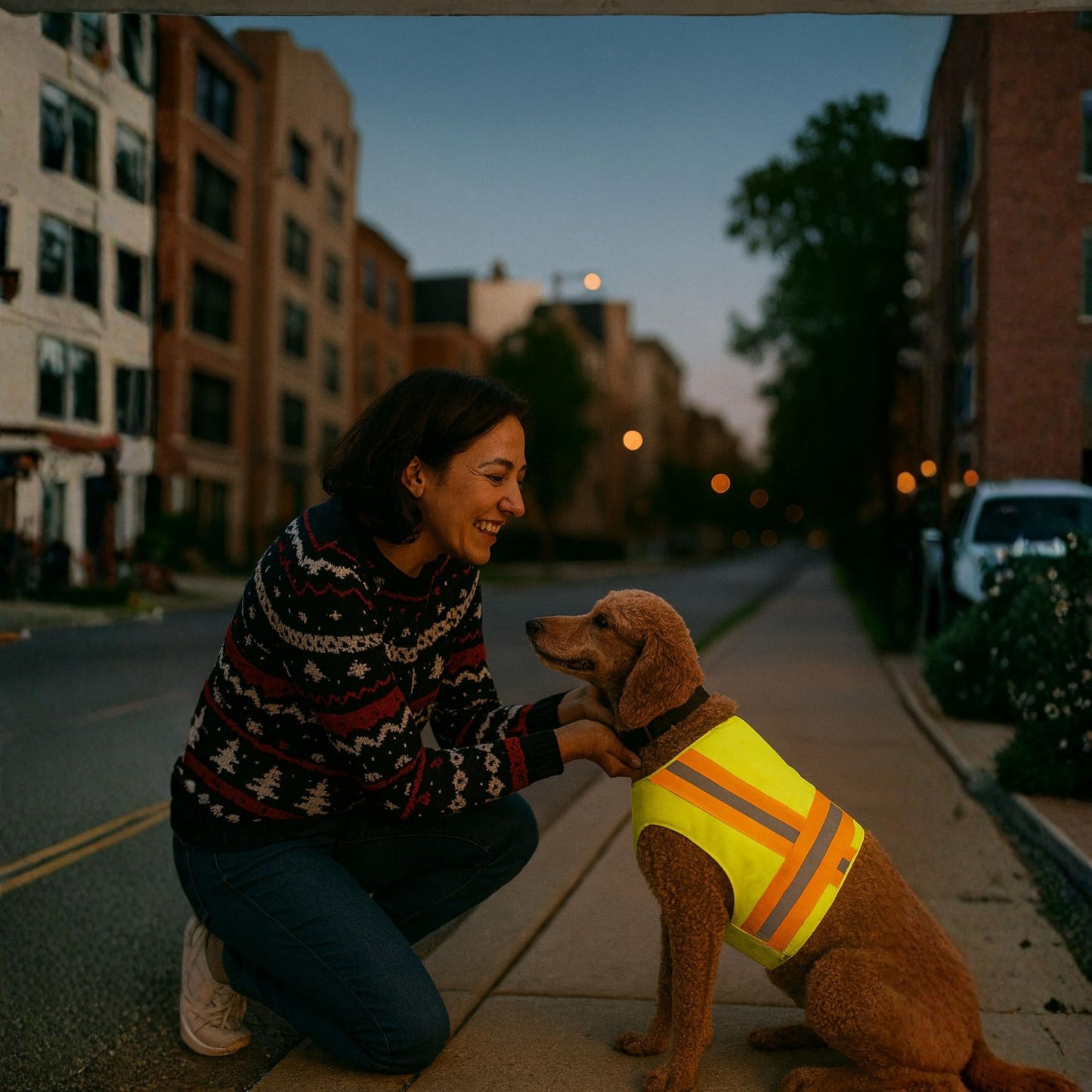 Reflective Dog Vest. High Visibility Yellow Safety Vest for Outdoors. Safeguard Your Dog with Easy to wear Adjustable and Breathable Reflective Gear for Toy or Tiny Breeds (X-Small)