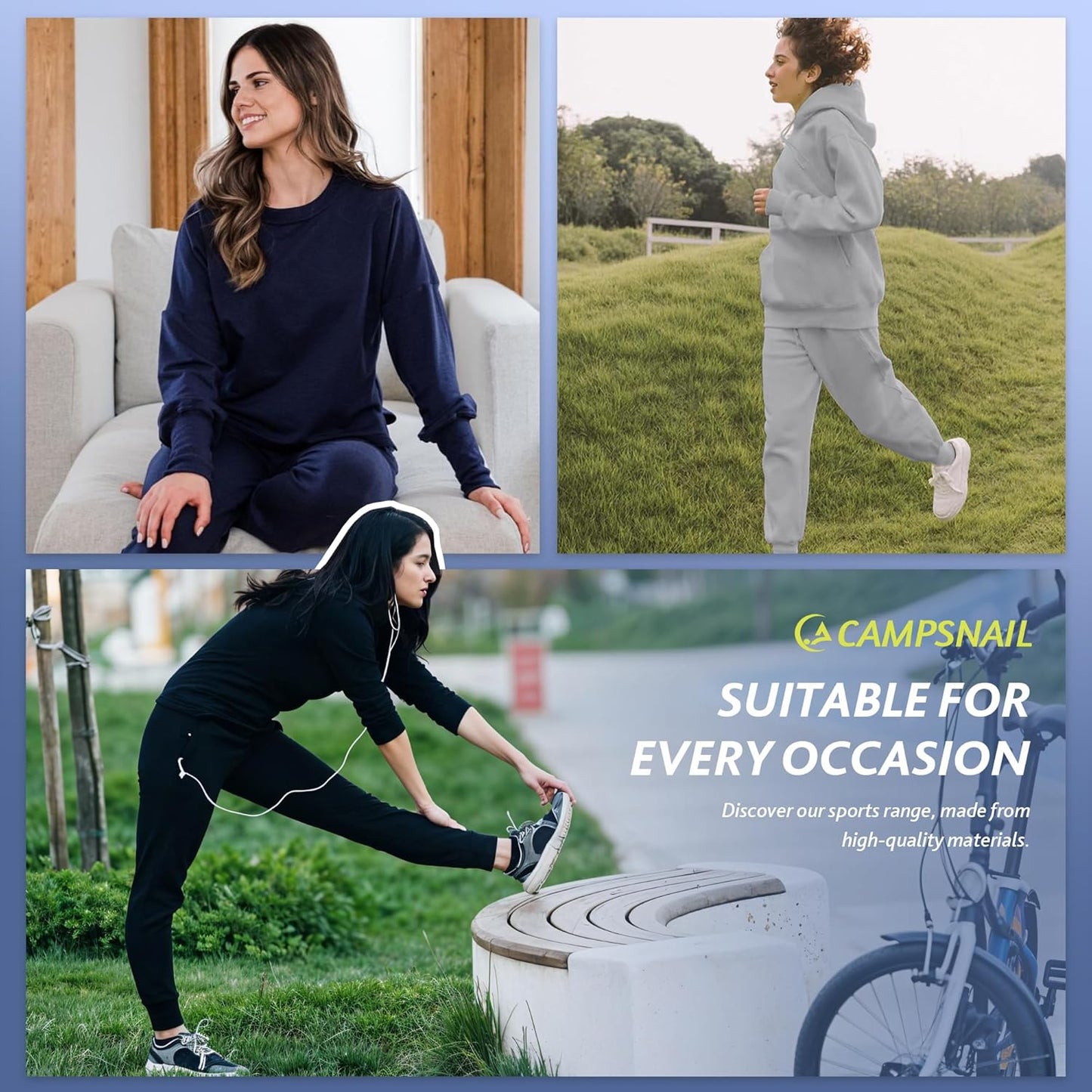 Skiennix Joggers for Women - Lightweight Comfy Sweatpants with Pockets | Perfect for Workout & Lounge