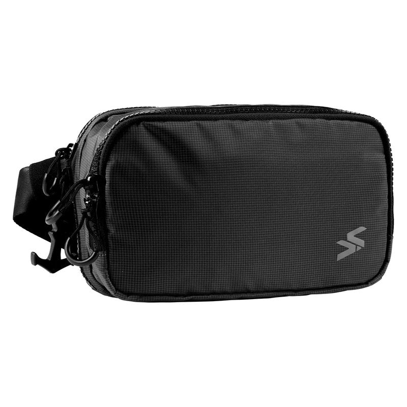 VOTAGOO Concealed Carry Waist Bag – 420D Nylon Water-Resistant Fanny Pack for Men with Hidden Pocket & Adjustable Belt – 10”W x 6”H x 3”D (Black)