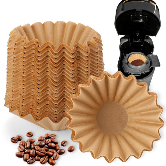 Palksky 150PCS Disposable Coffee Filters for Ninja PB051/PB041 Makers, Premium Replacement Paper Filter for Ninja Pod & Grounds Specialty Single-Serve, Enhance Flavor & Reduce Bitterness