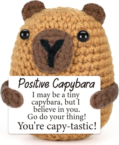 Capybara Mini Plush Toy - Perfect Birthday Gift for Teens & Graduation | Ideal for Mom, Dad & Teachers
