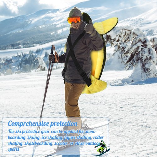 Hoemwarm Giant Turtle Butt Pad Cute Protection Hip Butt Pad Protective Gear for Skiing 43.31inch Large Size Turtle Protective Gear for Adults Protection