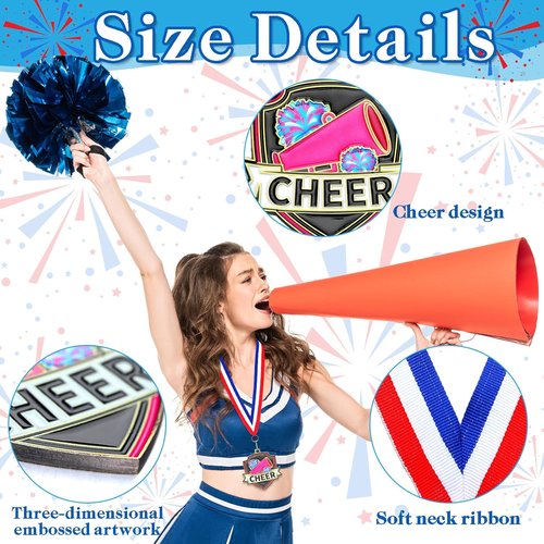 Bulk Sports Medals - 10/20/30/40 Pcs Award Medals with Neck Ribbons | 2.4 Inch Winner Trophy for Tournaments