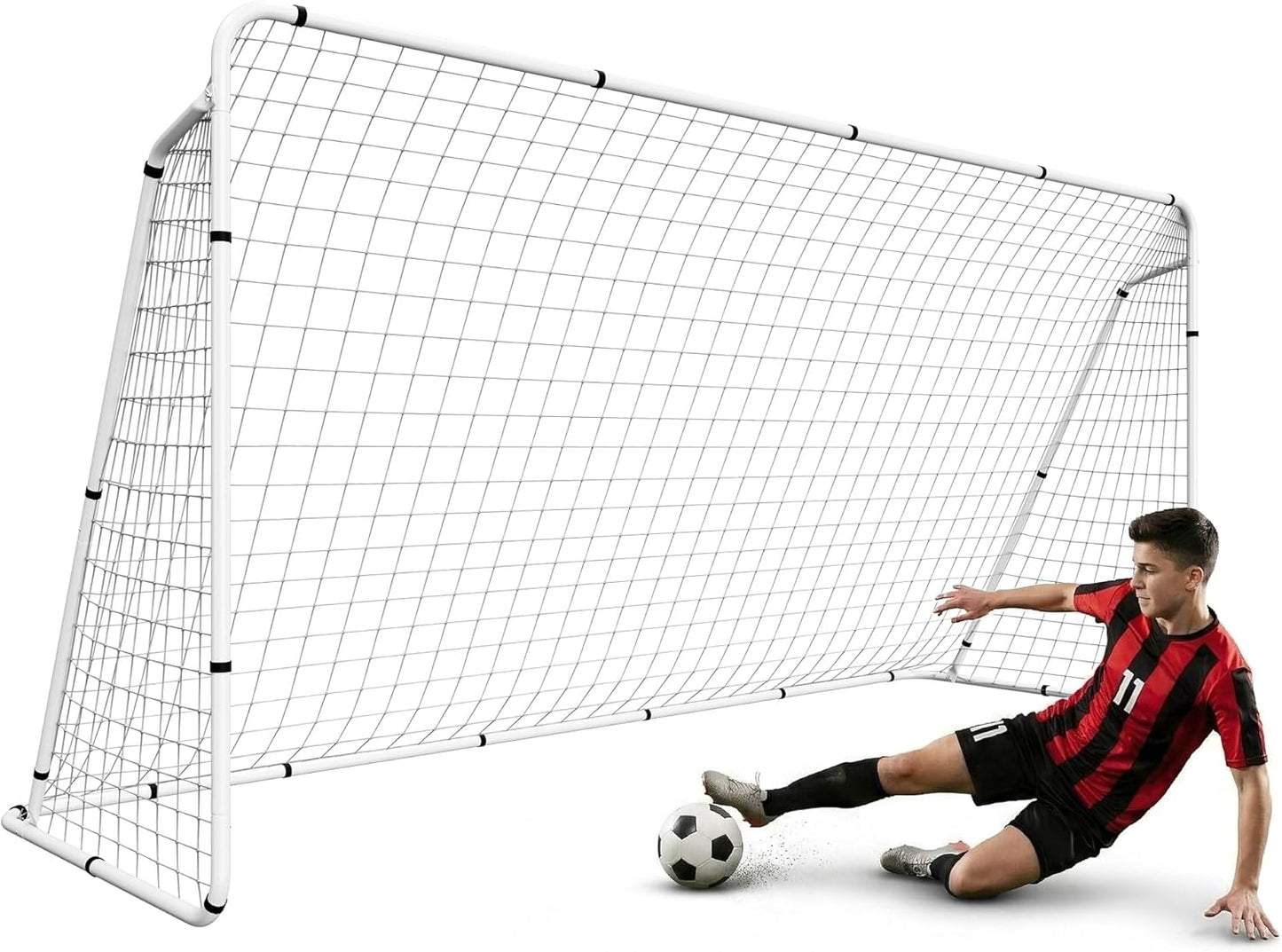 ZENY Portable Soccer Goal - Adjustable Size for Kids & Adults | Perfect for Backyard Training