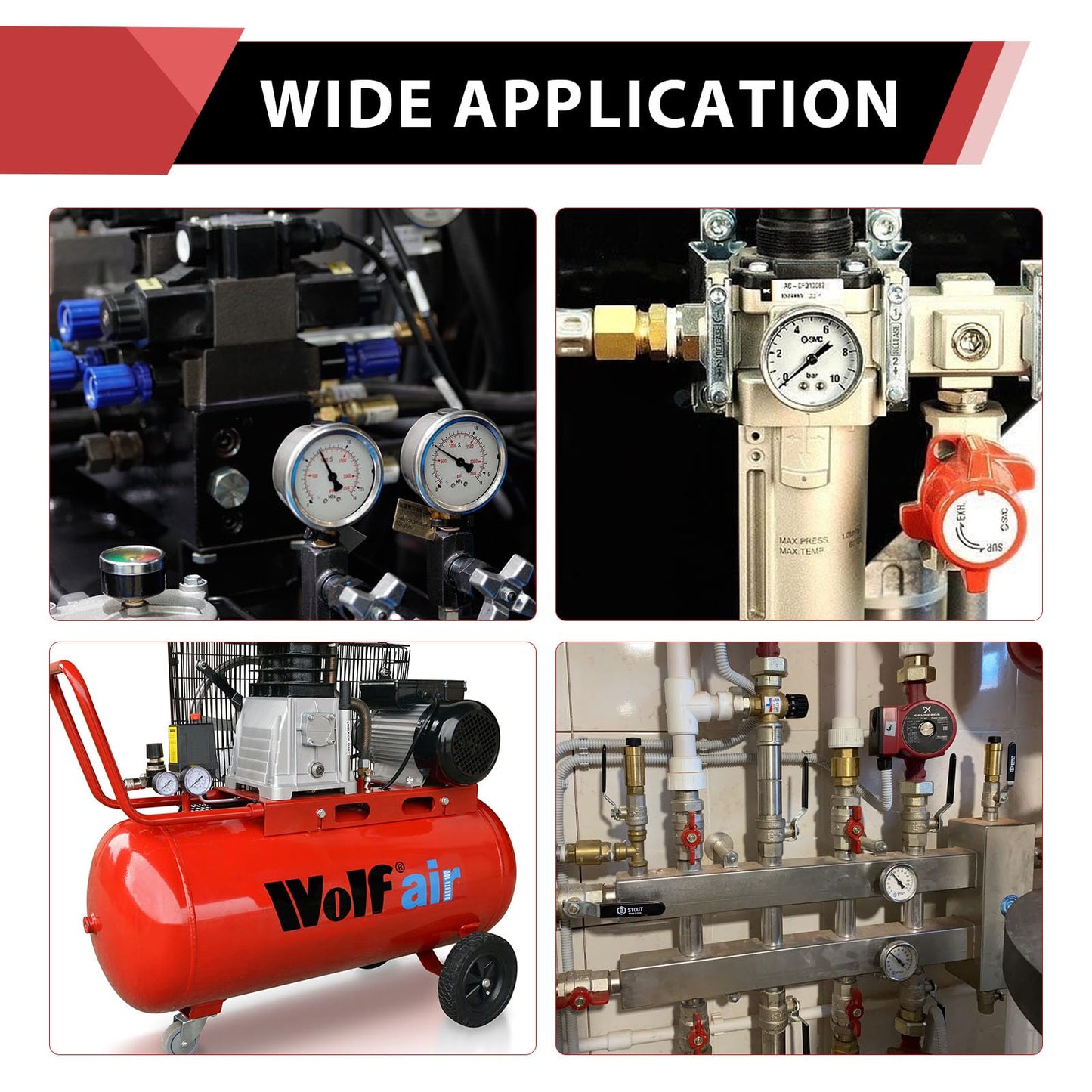 (Pack of 2) EFIELD 3/4" x 3/4" Female NPT Coupling, Soild Brass Hex Nipple Brass Pipe Fittings,(NPT076)